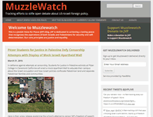 Tablet Screenshot of muzzlewatch.com